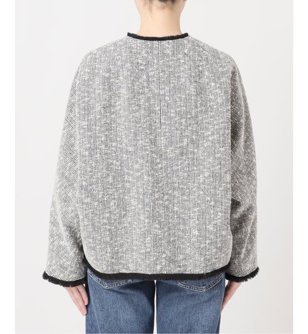 journal standard L'essage「《追加》【一部店舗＆WEB限定】GIOLICATWEED ドルマンジャケット 3」|ノーカラージャケット|