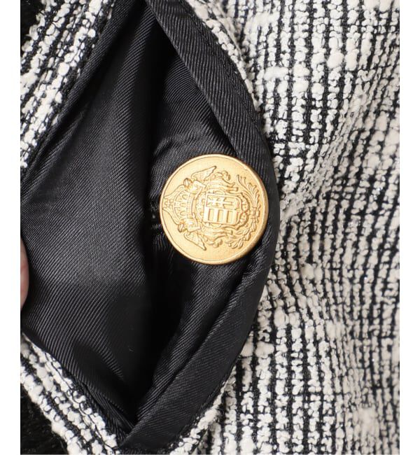 journal standard L'essage「《追加》【一部店舗＆WEB限定】GIOLICATWEED ドルマンジャケット 3」|ノーカラージャケット|