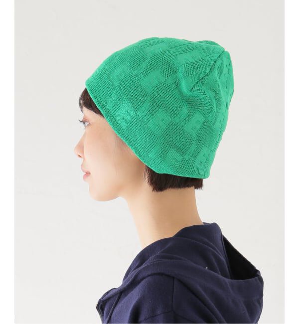 Oriens JOURNAL STANDARD「【b.Eautiful/ビューティフル】 Checkered Logo Emboss Beanie」|ニット帽|