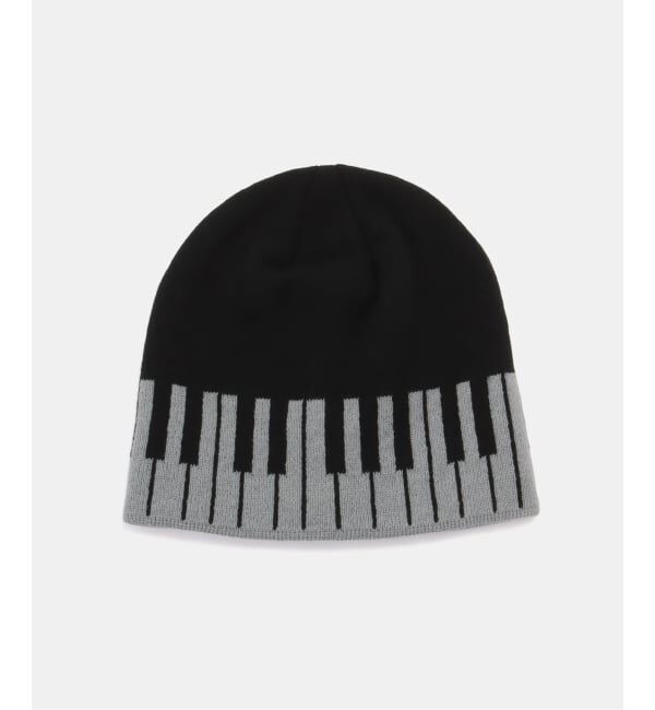 Oriens JOURNAL STANDARD「【Praying/プレイング】Piano Key Beanie」|ニット帽|ブラック