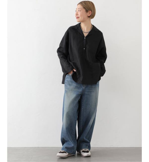 journal standard luxe「リネンワッシャー スキッパーシャツ」|シャツ・ブラウス|