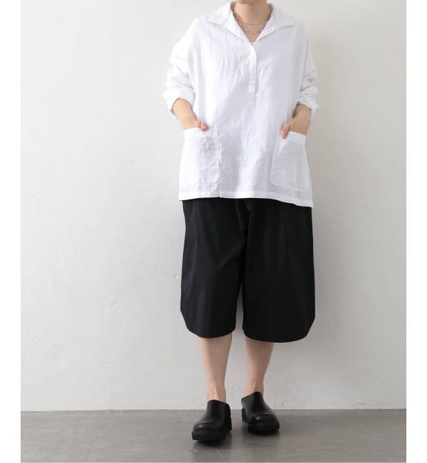 journal standard luxe「リネンワッシャー スキッパーシャツ」|シャツ・ブラウス|