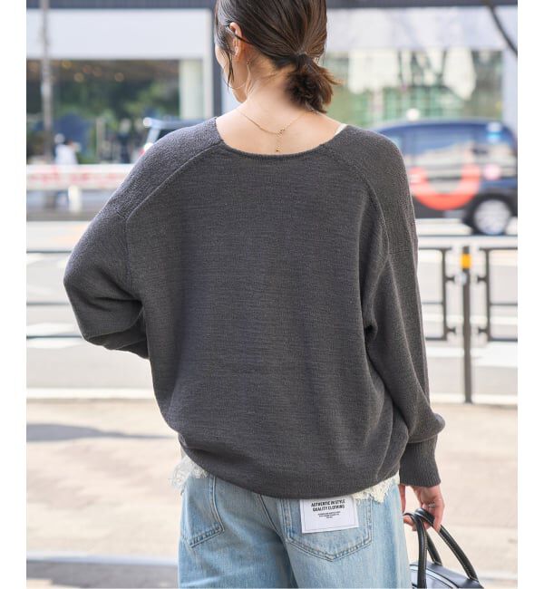 JOURNAL STANDARD「テープヤーンニュアンスVプルオーバー」|ニット・セーター|