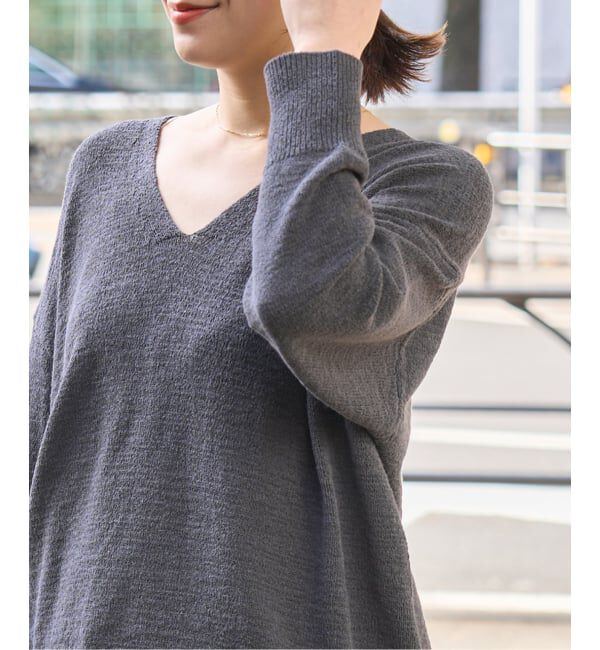 JOURNAL STANDARD「テープヤーンニュアンスVプルオーバー」|ニット・セーター|