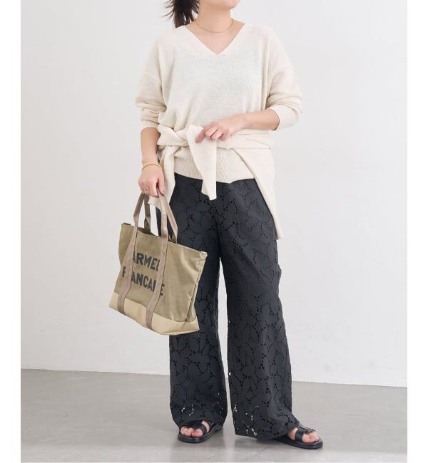 JOURNAL STANDARD「テープヤーンニュアンスVプルオーバー」|ニット・セーター|