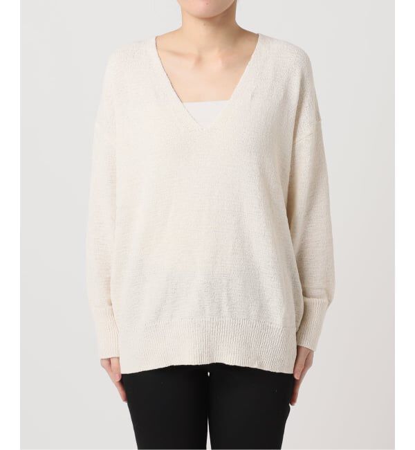 JOURNAL STANDARD「テープヤーンニュアンスVプルオーバー」|ニット・セーター|