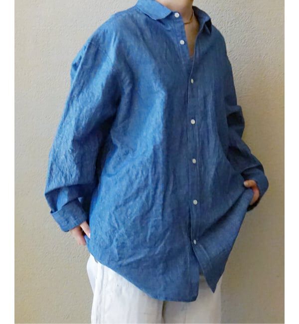 journal standard luxe「CLシャンブレー Plainシャツ」|シャツ・ブラウス|ブルー