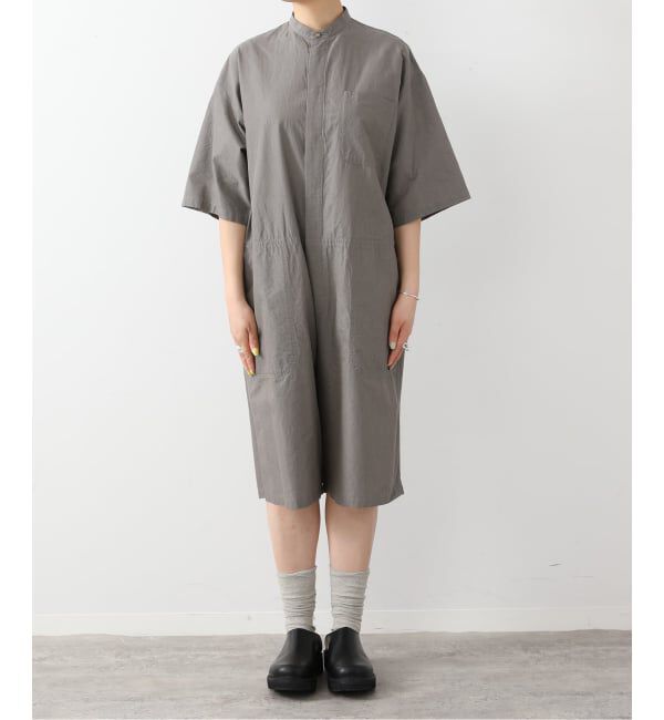 journal standard luxe「C/Cuタイプスタンドカラーハーフオールインワン」|オールインワン|