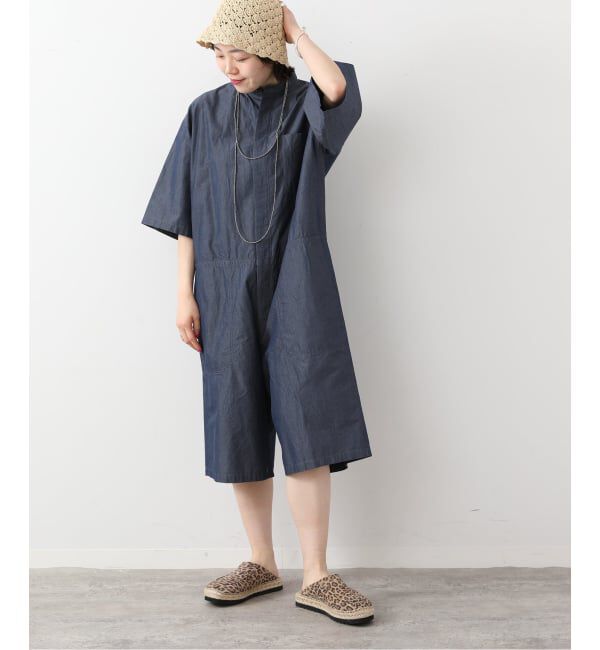 journal standard luxe「C/Cuタイプスタンドカラーハーフオールインワン」|オールインワン|