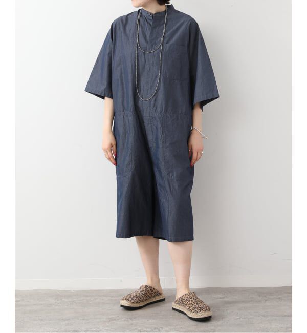 journal standard luxe「C/Cuタイプスタンドカラーハーフオールインワン」|オールインワン|