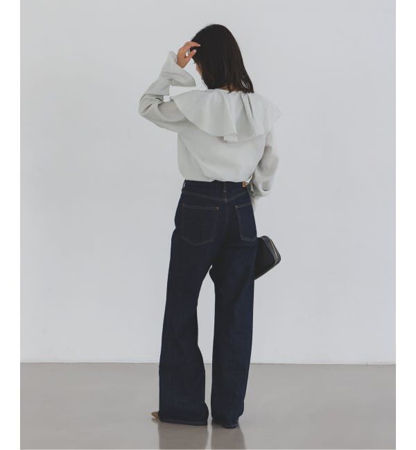 NOBLE「《追加》ブライトシアーフリルブラウス」|シャツ・ブラウス|