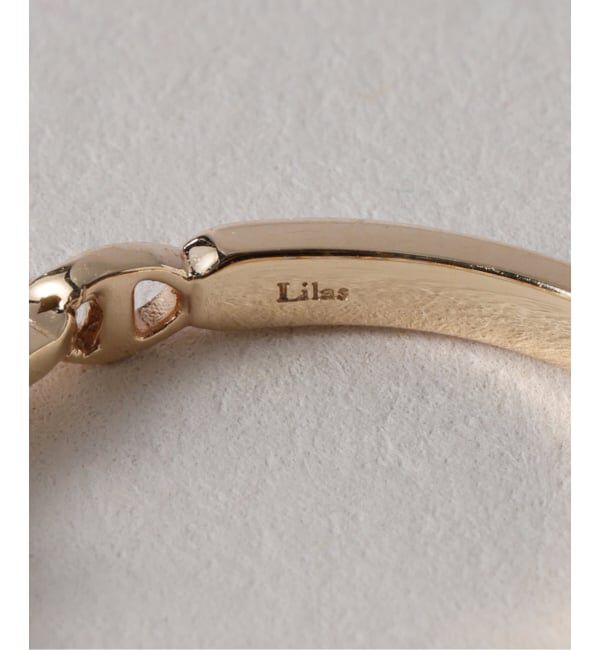 Lilas by Spick&Span「マリーナチェーンリズムリング K10」|リング|