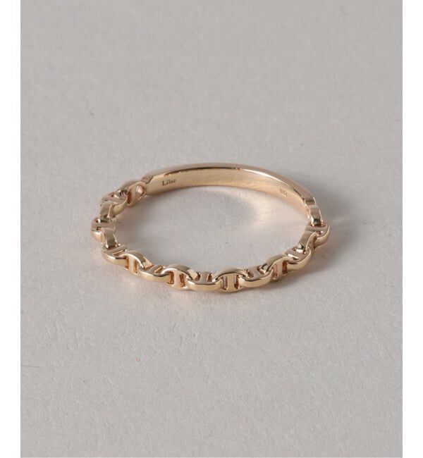 Lilas by Spick&Span「マリーナチェーンリズムリング K10」|リング|