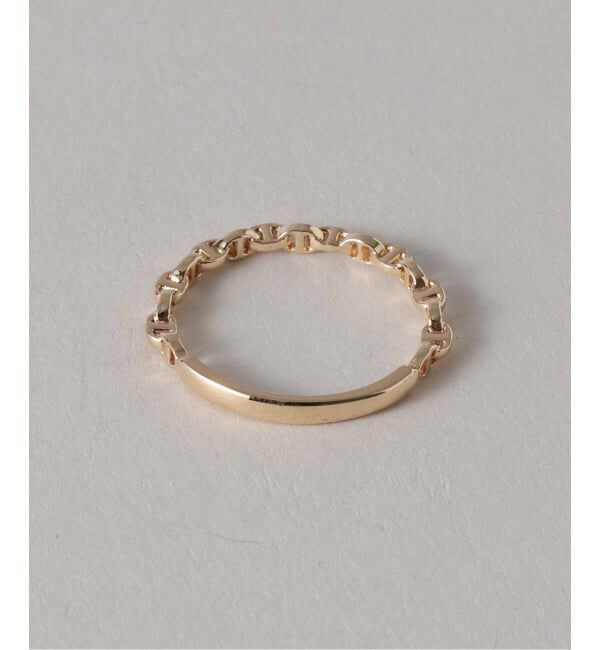 Lilas by Spick&Span「マリーナチェーンリズムリング K10」|リング|