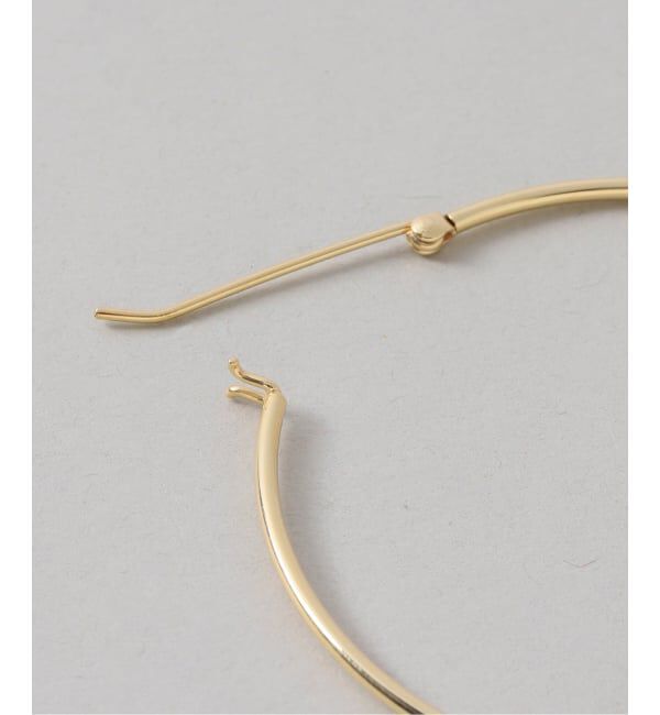 Spick and Span「《WEB限定予約》【SAMH by LILAS】フープピアス50mmK18GP（両耳）」|ピアス|