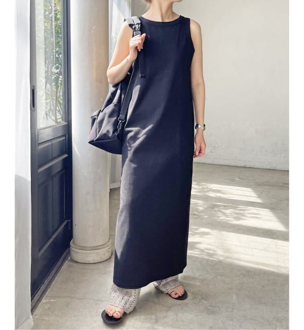 Spick and Span「《追加予約》天竺アメスリロングワンピース」|ワンピース|