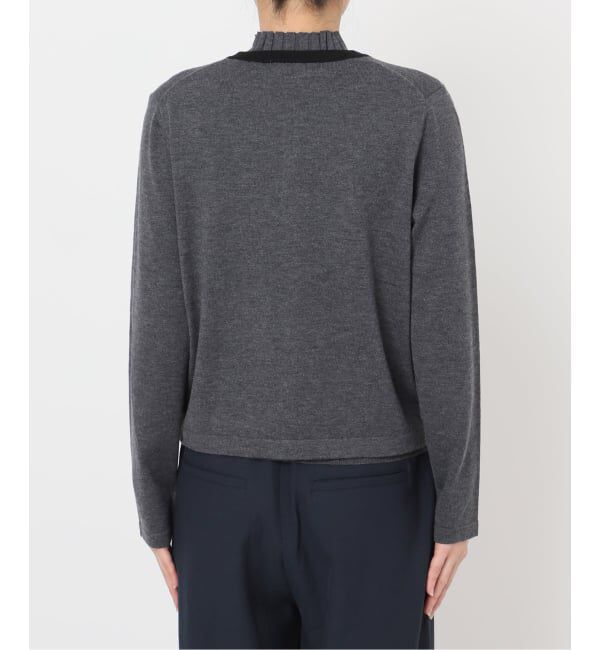  「《追加２》バイカラーアンサンブルカーディガン」|ニット・セーター|