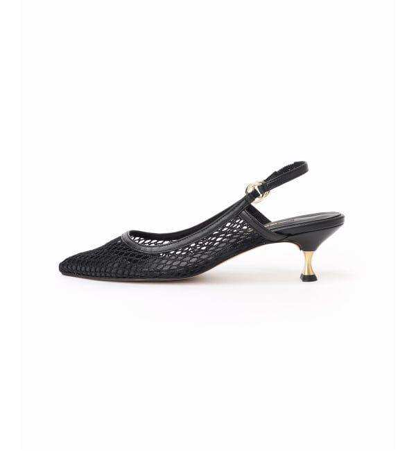 GRISE「《追加》GRISE5cmポインテッドメッシュスリングバック」|パンプス|