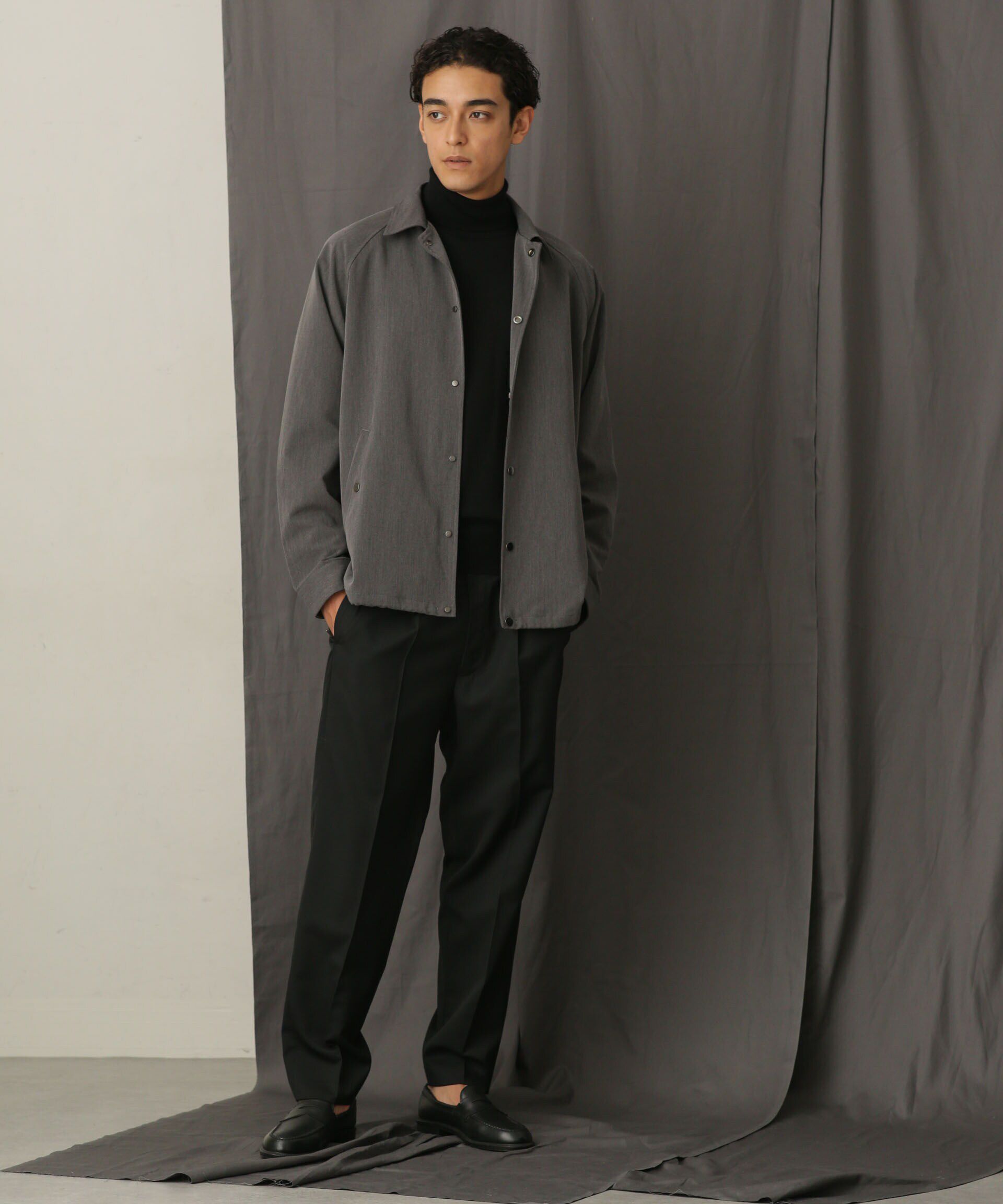 nano･universe「「毛玉レスニット」 ファインゲージタートルネック」|ニット・セーター|