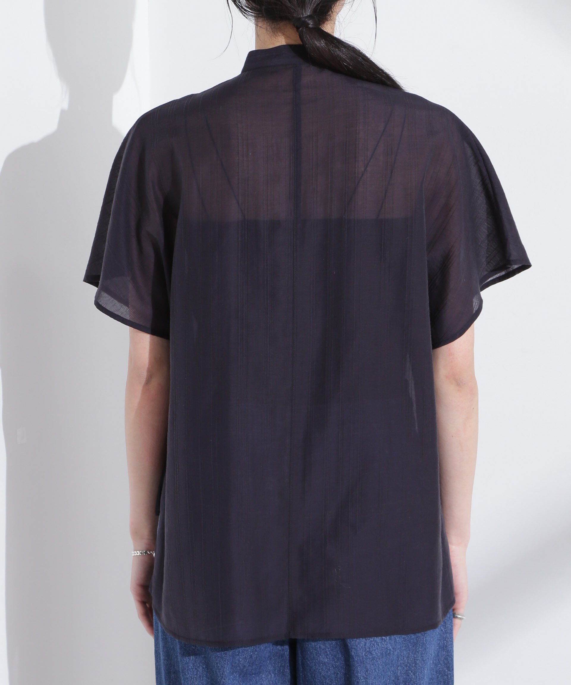 nano･universe「ポンチョデザインシャツ」|シャツ・ブラウス|