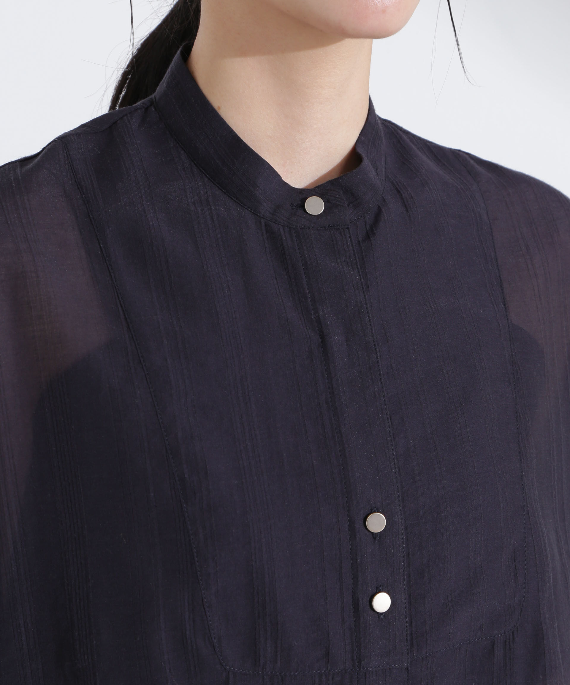 nano･universe「ポンチョデザインシャツ」|シャツ・ブラウス|