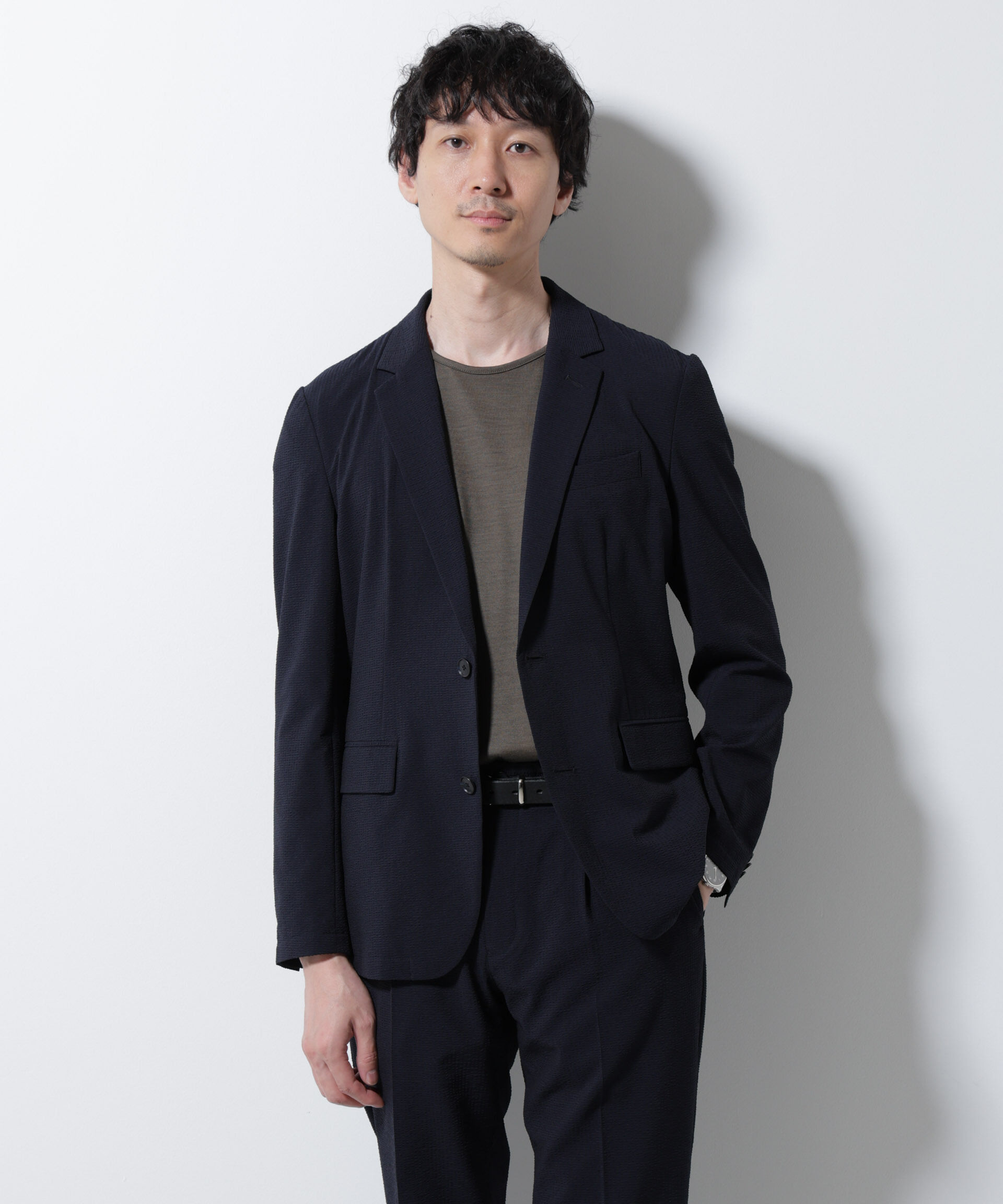 nano･universe「「Damerino」DotAir(R)サッカーストレッチセットアップ/吸水速乾」|スーツ|