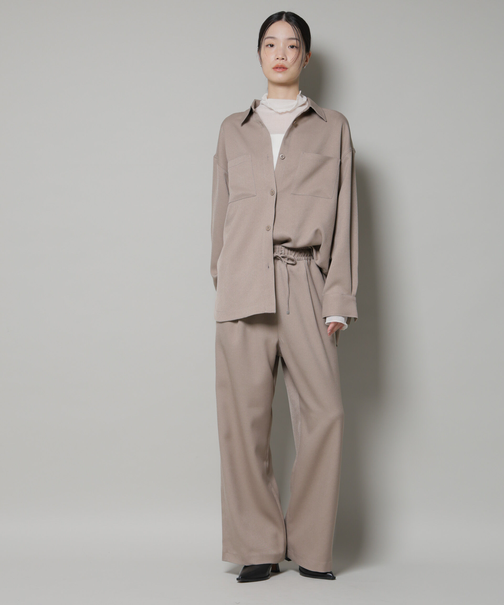 nano･universe「ｳｰﾙﾗｲｸﾎﾟﾘｴｽﾃﾙｻｲﾄﾞﾗｲﾝ切り替えﾄﾞﾛｽﾄﾊﾟﾝﾂ(」|チノ|