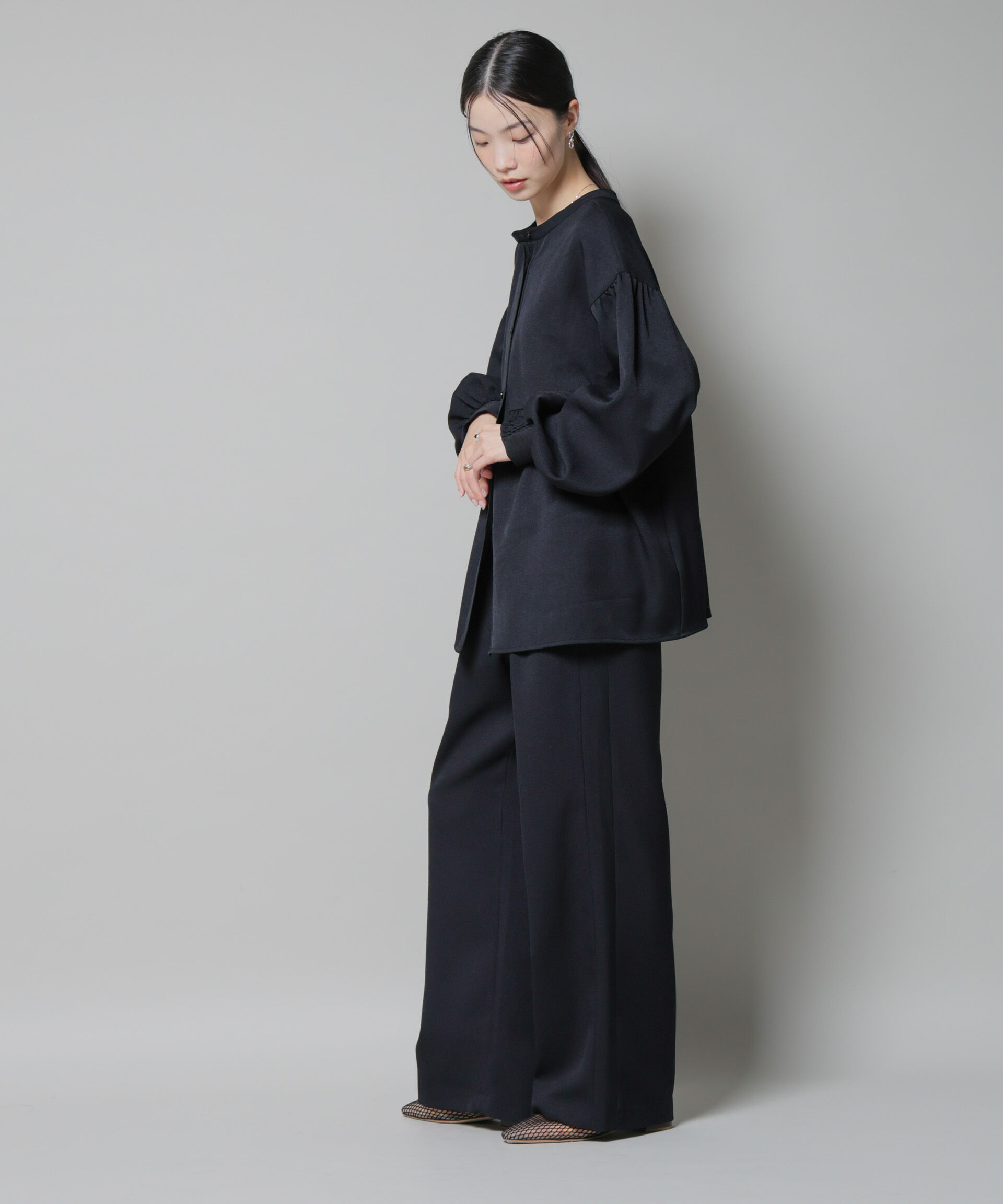 nano･universe「ｳｰﾙﾗｲｸﾎﾟﾘｴｽﾃﾙｻｲﾄﾞﾗｲﾝ切り替えﾄﾞﾛｽﾄﾊﾟﾝﾂ(」|チノ|