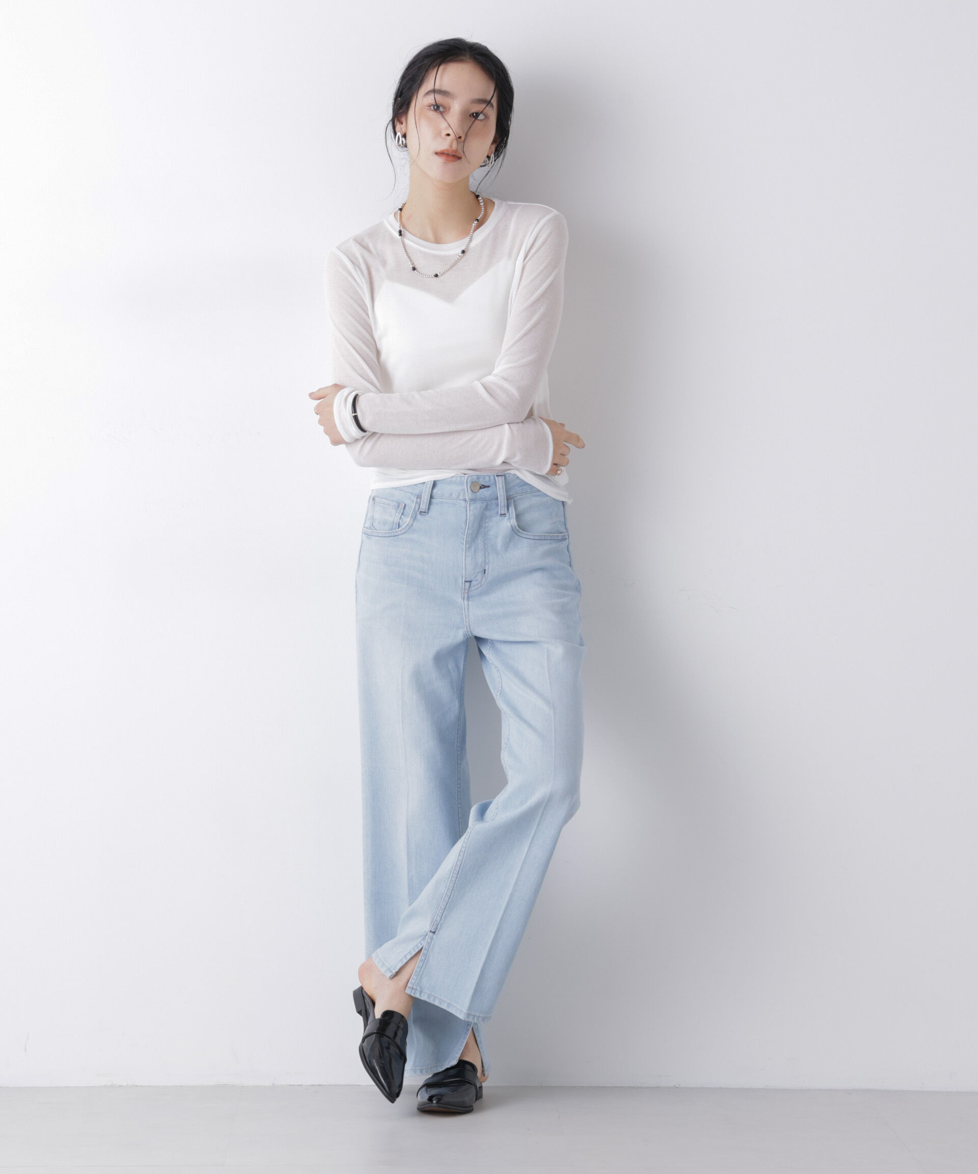 nano･universe「Healthy DENIM/別注 Brownie」|チノ|