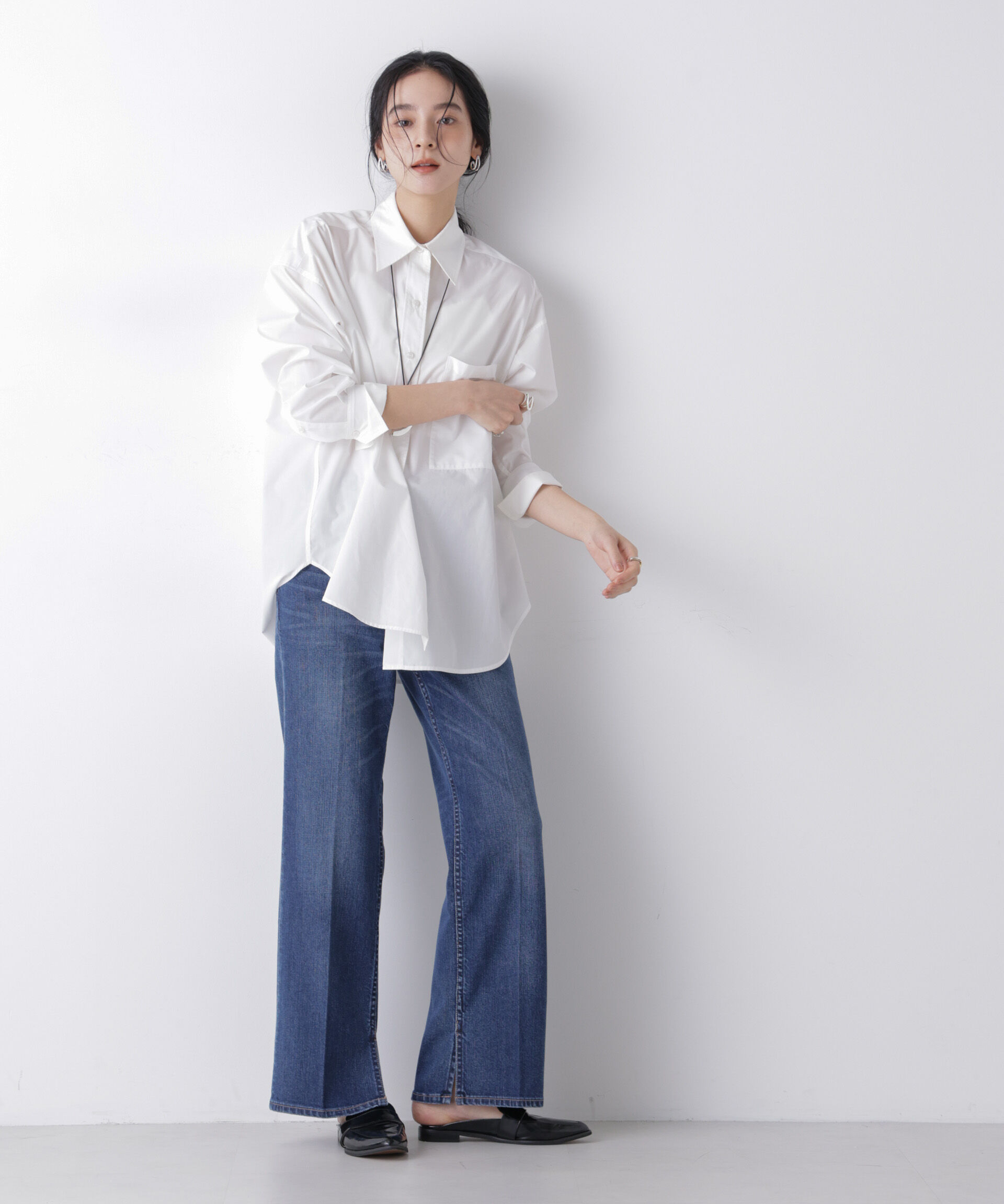 nano･universe「Healthy DENIM/別注 Brownie」|チノ|