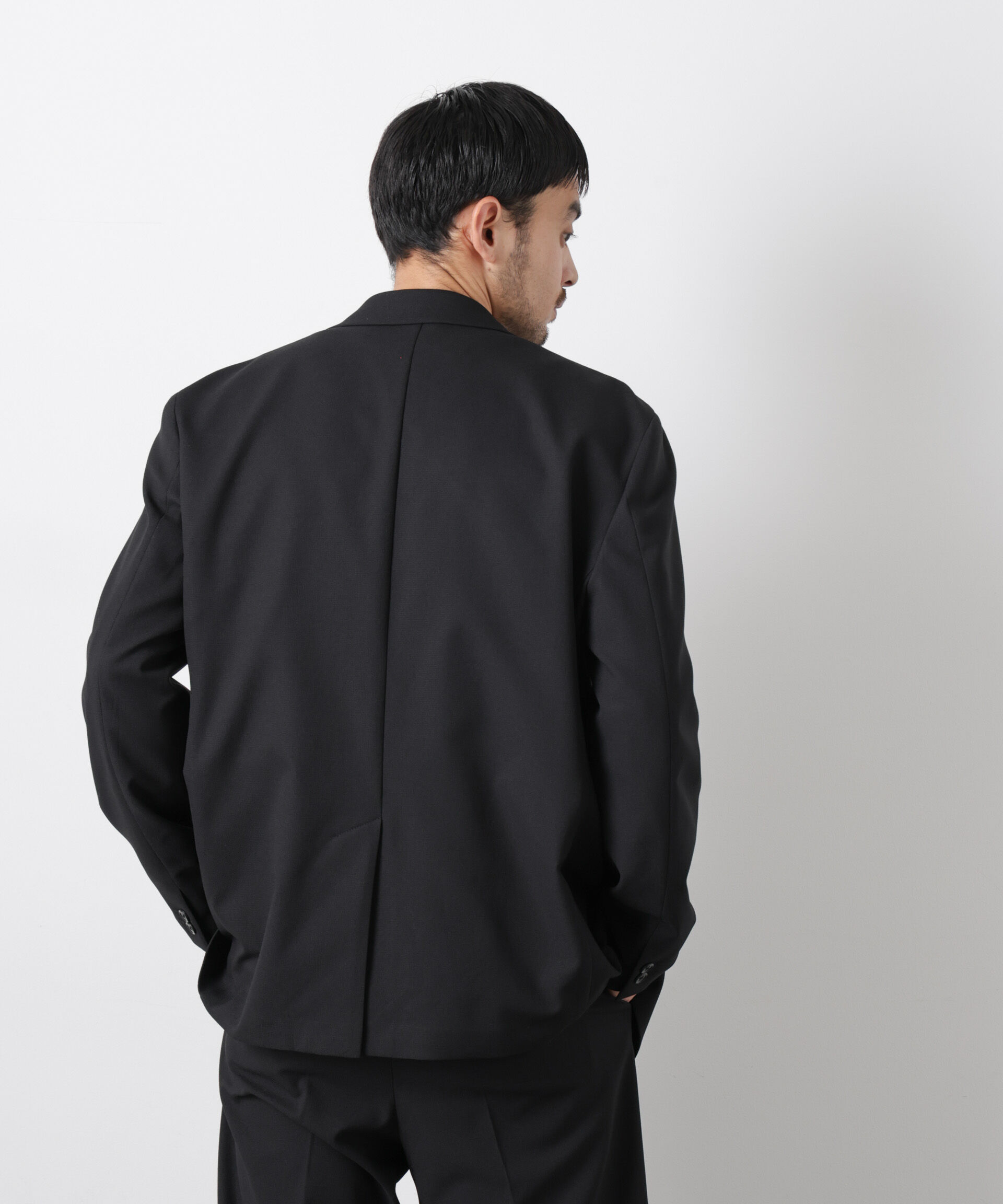 nano･universe「Reflax(R)オックスダブルブレストジャケット（セットアップ可）」|テーラードジャケット|