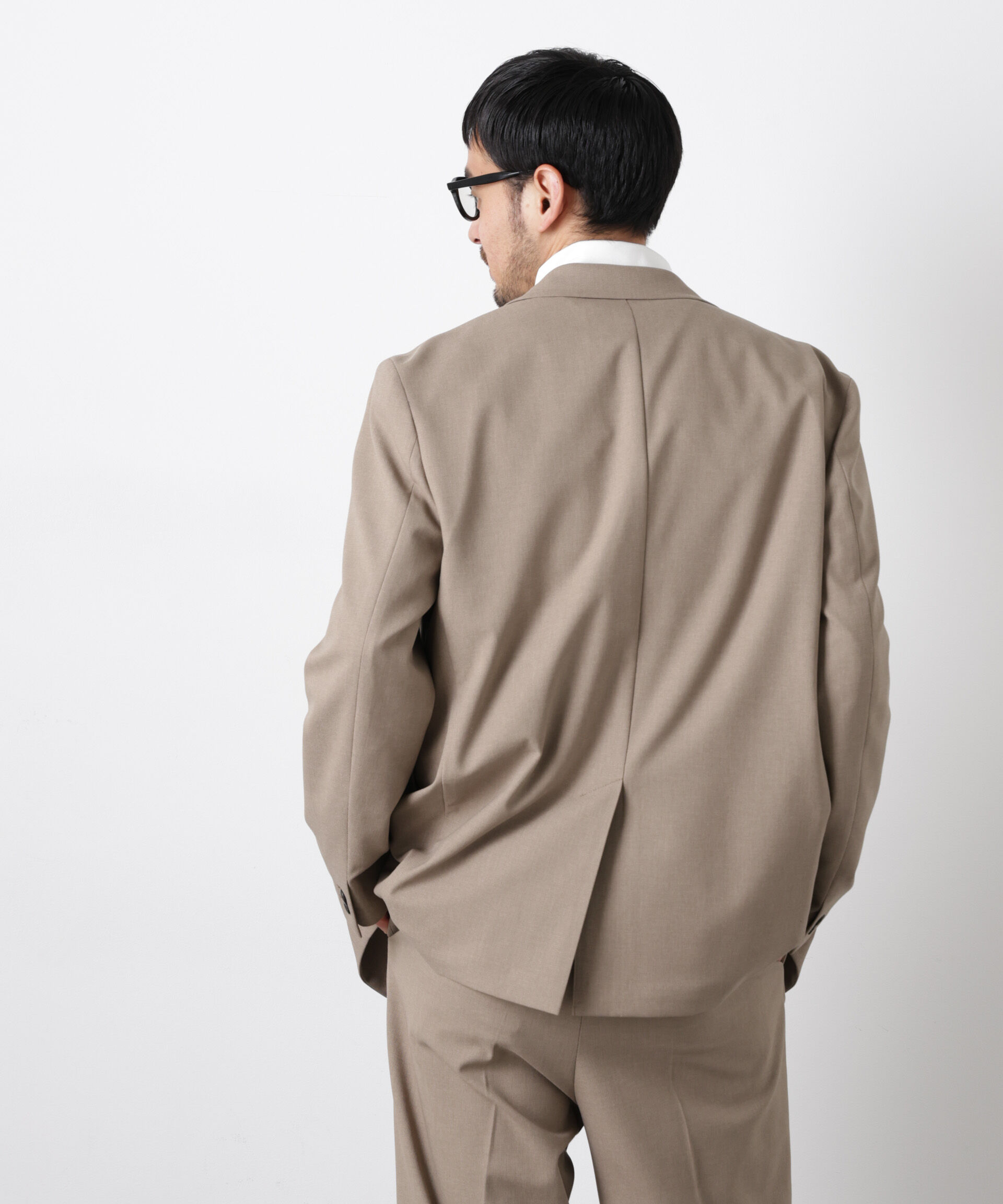 nano･universe「Reflax(R)オックスダブルブレストジャケット（セットアップ可）」|テーラードジャケット|