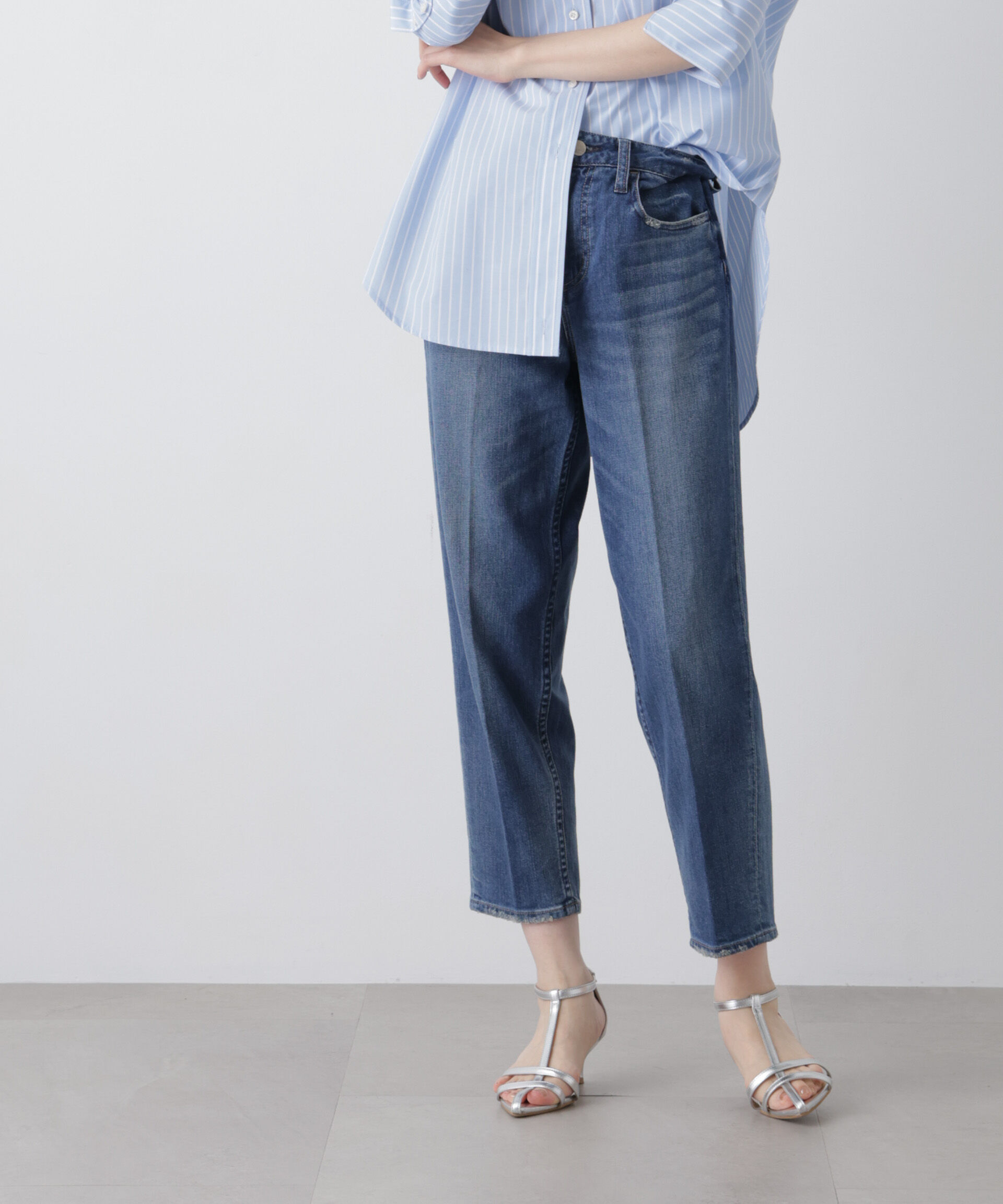 nano･universe「Healthy DENIM/Key Lime」|チノ|