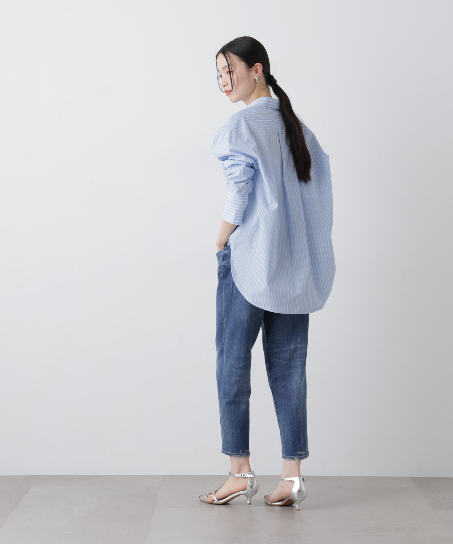 nano･universe「Healthy DENIM/Key Lime」|チノ|