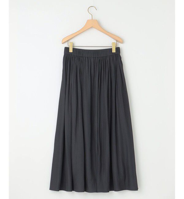 組曲「【WEB限定】ギャザーライトデシン タックスカート」|スカート|