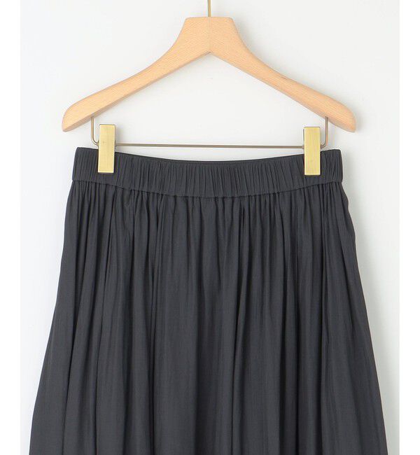 組曲「【WEB限定】ギャザーライトデシン タックスカート」|スカート|