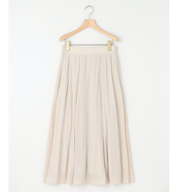 組曲「【WEB限定】ギャザーライトデシン タックスカート」|スカート|