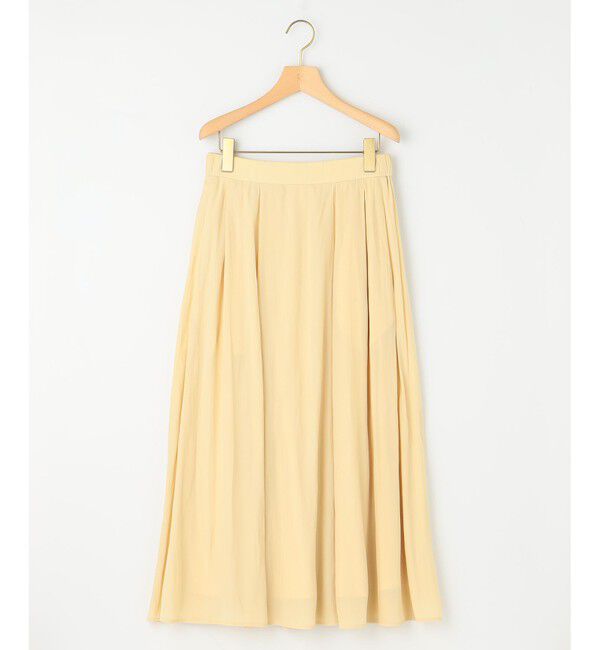 組曲「【WEB限定】ギャザーライトデシン タックスカート」|スカート|