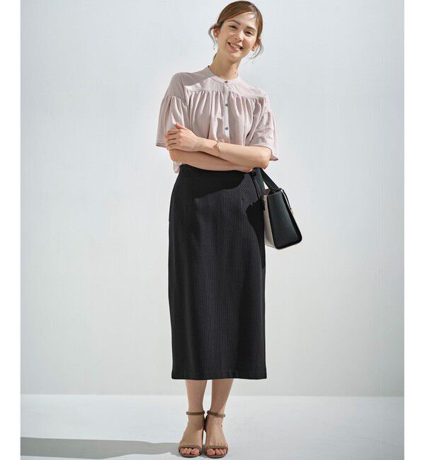 組曲「【WEB限定】ストライプジャガード タイトスカート」|スカート|