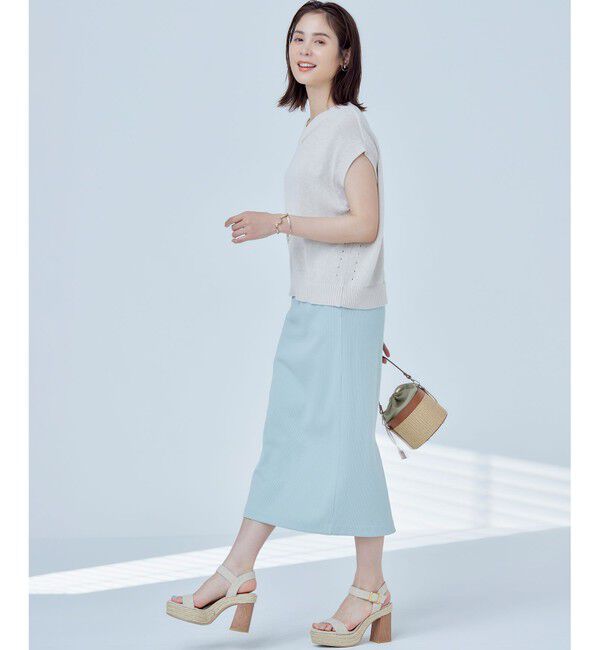 組曲「【WEB限定】ストライプジャガード タイトスカート」|スカート|