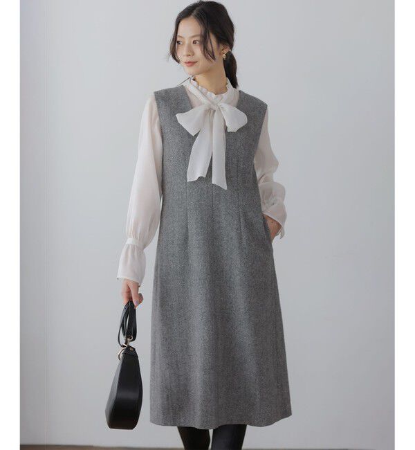 組曲「【WEB限定】シャイニーオーガンボウタイ付き ブラウス」|シャツ・ブラウス|