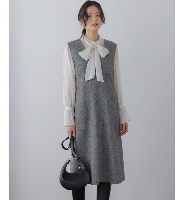 組曲「【WEB限定】シャイニーオーガンボウタイ付き ブラウス」|シャツ・ブラウス|