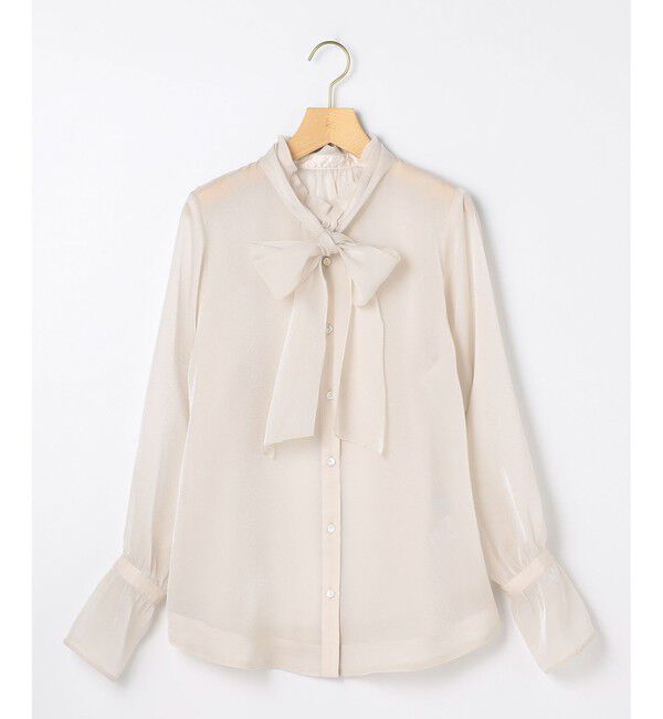 組曲「【WEB限定】シャイニーオーガンボウタイ付き ブラウス」|シャツ・ブラウス|