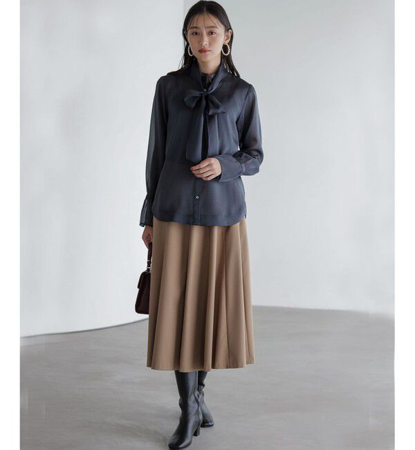 組曲「【WEB限定】シャイニーオーガンボウタイ付き ブラウス」|シャツ・ブラウス|