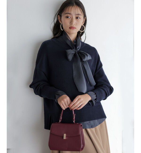 組曲「【WEB限定】シャイニーオーガンボウタイ付き ブラウス」|シャツ・ブラウス|