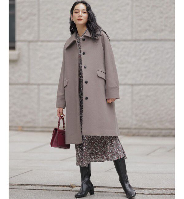 組曲「ウールモッサステンカラー コート」|ステンカラーコート|