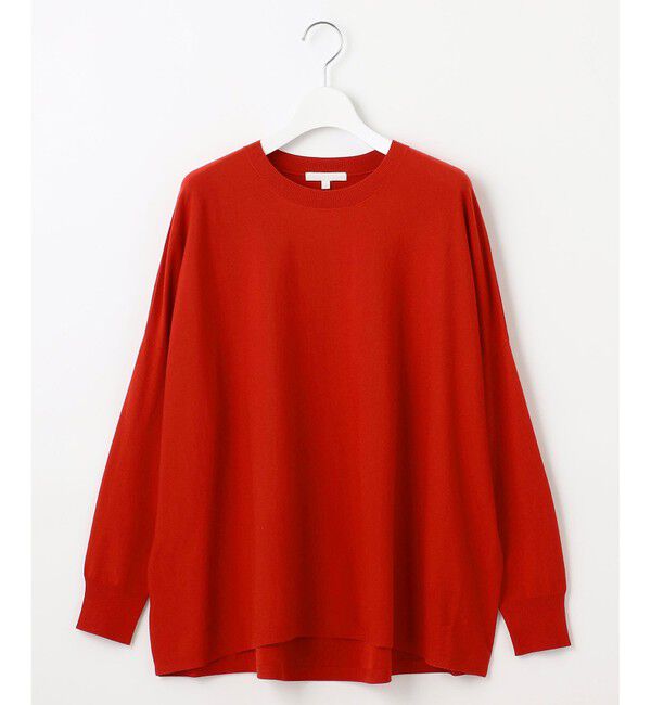 自由区「【WEB限定カラーあり】レーヨンストレッチ ニットT」|ニット・セーター|