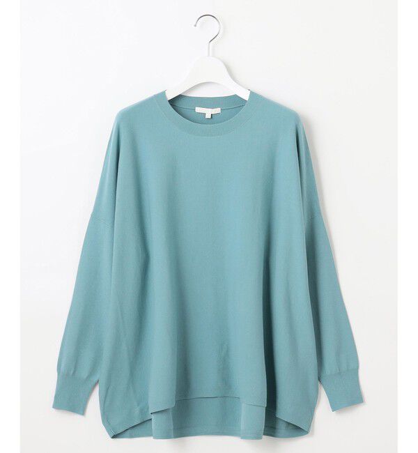 自由区「【WEB限定カラーあり】レーヨンストレッチ ニットT」|ニット・セーター|