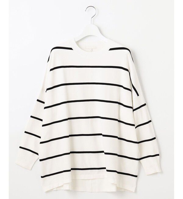 自由区「【WEB限定カラーあり】レーヨンストレッチ ニットT」|ニット・セーター|