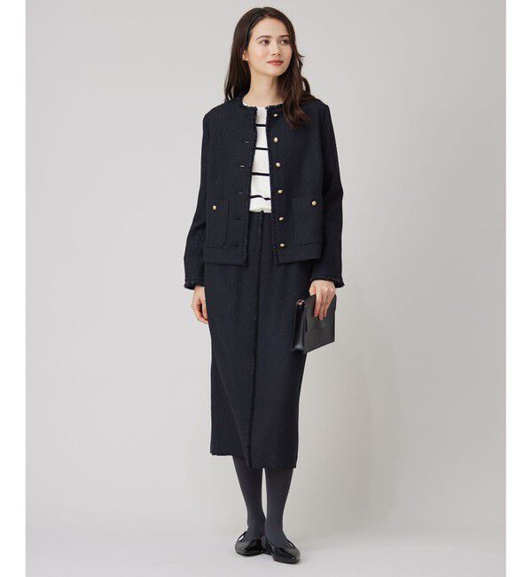 自由区「【WEB限定カラーあり】レーヨンストレッチ ニットT」|ニット・セーター|